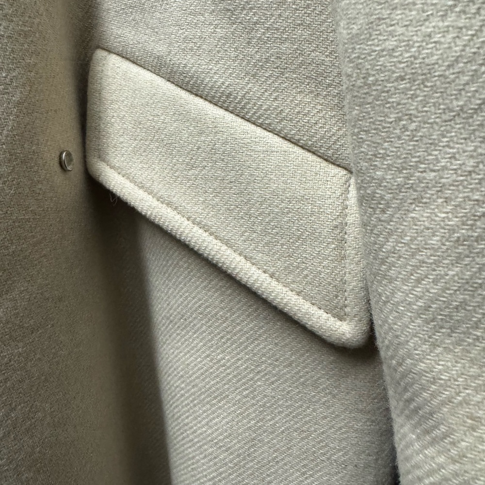 Mango Elegant Cream Women's Long Coat - Picture 3 of 10